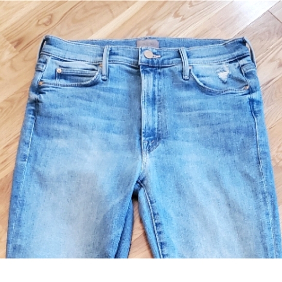 MOTHER - THE STUNNER ZIP ANKLE STEP CHEW in POISONED PETALS Size 30 - Picture 4 of 15